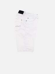 emilio adani Weiße Denim Short mit modischen Destroys emilio adani Weiße Denim Short mit modischen Destroys