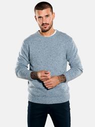 emilio adani Herren Rundhals Pullover in Hellblau emilio adani Herren Rundhals Pullover in Hellblau