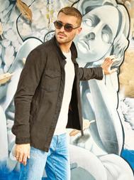 emilio adani Herren Lederjacke slim fit in Dunkelbraun emilio adani Herren Lederjacke slim fit in Dunkelbraun