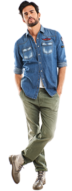 emilio adani Männer Outfit "Patch me if you can!" emilio adani Männer Outfit "Patch me if you can!"