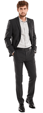 emilio adani Männer Outfit "Business IV - Stahlgrau" emilio adani Männer Outfit "Business IV - Stahlgrau"