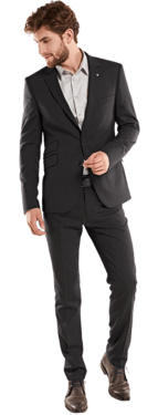 emilio adani Männer Outfit "Business III - Granitgrau" emilio adani Männer Outfit "Business III - Granitgrau"