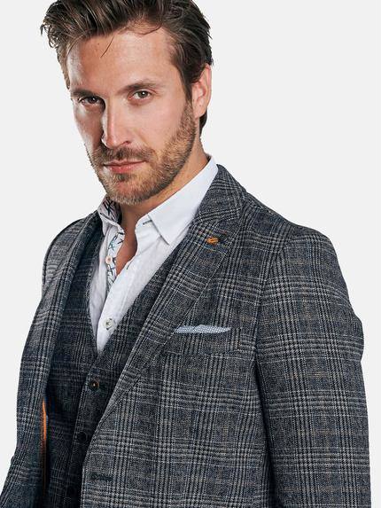 emilio adani Modisch kariertes Sakko Slim Fit emilio adani Modisch kariertes Sakko Slim Fit
