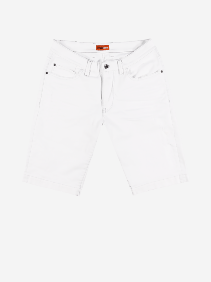 emilio adani Weiße Denim Short mit modischen Destroys emilio adani Weiße Denim Short mit modischen Destroys