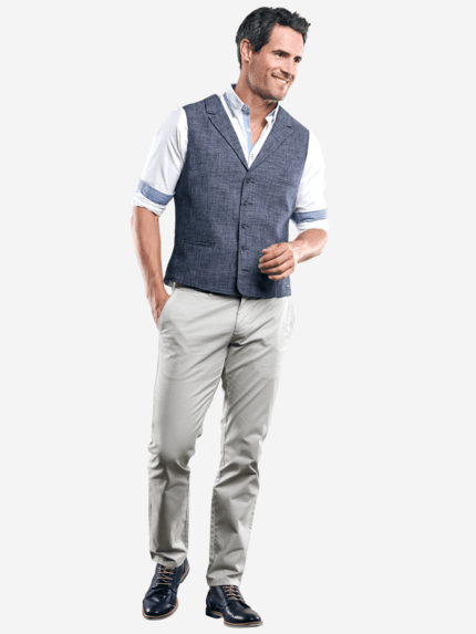 engbers elastische Sakko-Weste mit Revers engbers elastische Sakko-Weste mit Revers