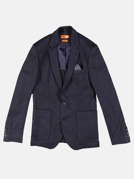 emilio adani Herren Freizeit-Sakko mit aufgesetzten Taschen in Saphirblau emilio adani Herren Freizeit-Sakko mit aufgesetzten Taschen in Saphirblau