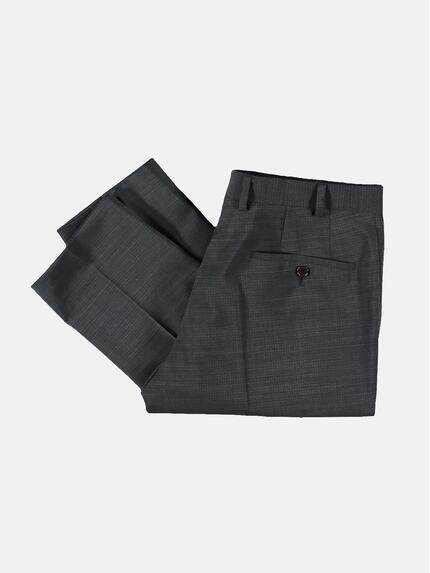 emilio adani Herren Ministruktur Anzughose slim fit in Granitgrau emilio adani Herren Ministruktur Anzughose slim fit in Granitgrau