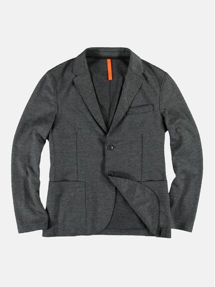 emilio adani Herren Freizeit-Sakko slim fit in Granitgrau emilio adani Herren Freizeit-Sakko slim fit in Granitgrau