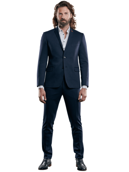 emilio adani Herren voll elastisches Business-Sakko in Saphirblau emilio adani Herren voll elastisches Business-Sakko in Saphirblau