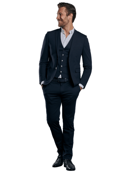 emilio adani Herren Anzugsakko slim fit in Saphirblau emilio adani Herren Anzugsakko slim fit in Saphirblau