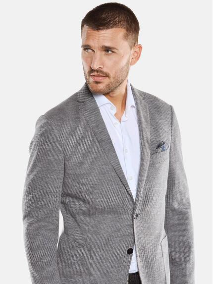 emilio adani Herren Sakko mit dezentem Muster in Kieselgrau emilio adani Herren Sakko mit dezentem Muster in Kieselgrau