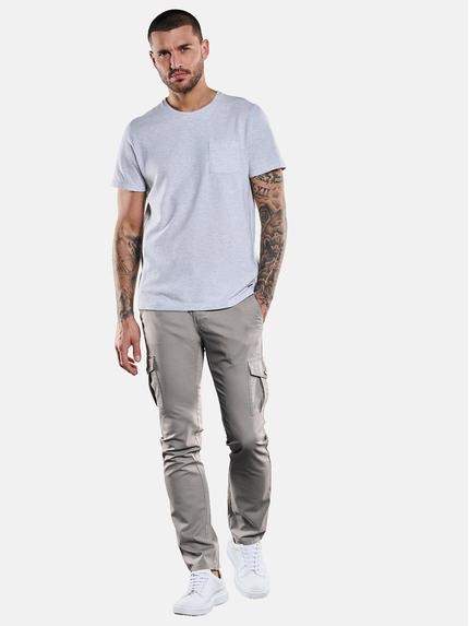 emilio adani Herren Chino im Cargostyle in Kieselgrau emilio adani Herren Chino im Cargostyle in Kieselgrau