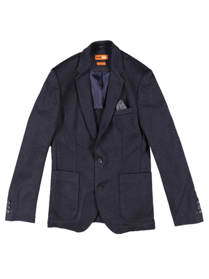emilio adani Herren Freizeit-Sakko mit aufgesetzten Taschen in Saphirblau emilio adani Herren Freizeit-Sakko mit aufgesetzten Taschen in Saphirblau