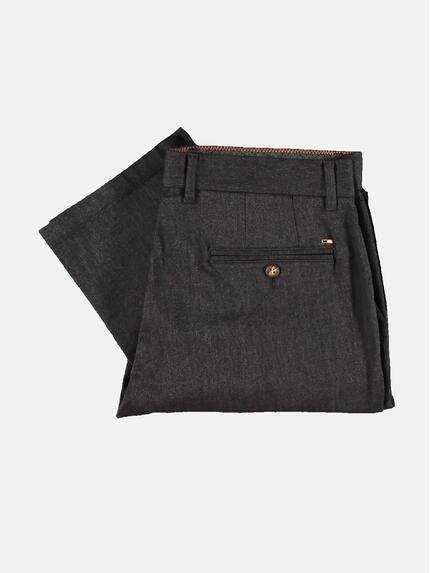 emilio adani Herren Chino im Wool Look in Tiefbraun emilio adani Herren Chino im Wool Look in Tiefbraun