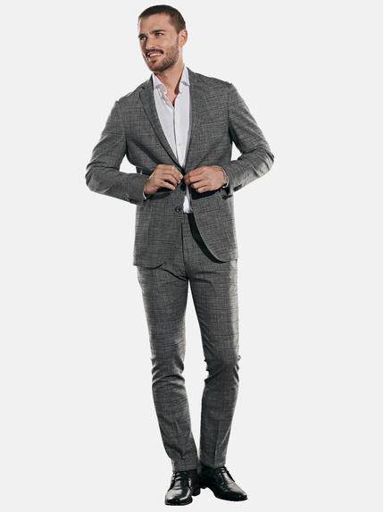emilio adani Herren Anzughose slim fit in Anthrazit emilio adani Herren Anzughose slim fit in Anthrazit