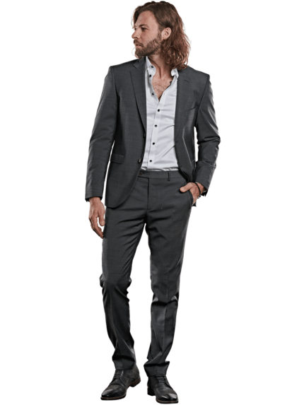 emilio adani Herren Ministruktur Anzugsakko slim fit in Granitgrau emilio adani Herren Ministruktur Anzugsakko slim fit in Granitgrau