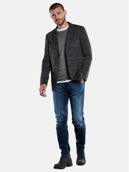 emilio adani Herren Sakko meliert in Kieselgrau emilio adani Herren Sakko meliert in Kieselgrau