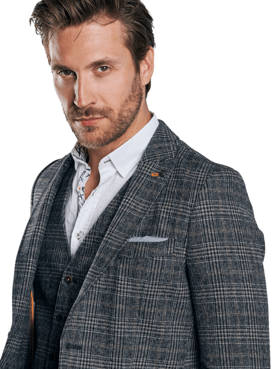emilio adani Modisch kariertes Sakko Slim Fit emilio adani Modisch kariertes Sakko Slim Fit