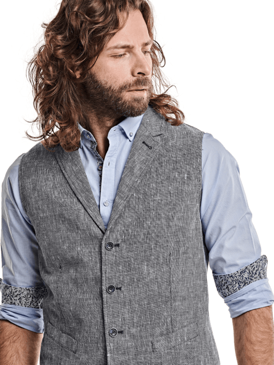 emilio adani Herren Sakkoweste in Marineblau emilio adani Herren Sakkoweste in Marineblau