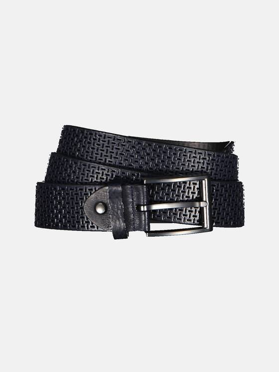emilio adani Herren Ledergürtel in Marineblau emilio adani Herren Ledergürtel in Marineblau