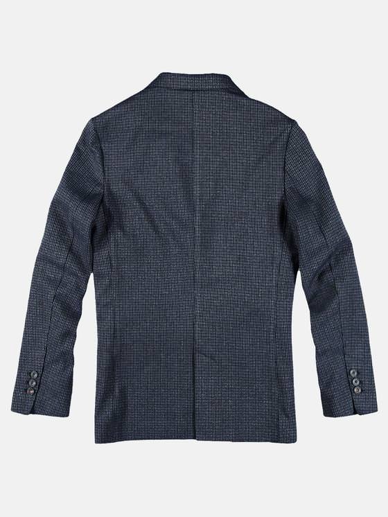 emilio adani Herren elastisches Sakko mit lässiger Kantenverarbeitung in Marineblau emilio adani Herren elastisches Sakko mit lässiger Kantenverarbeitung in Marineblau