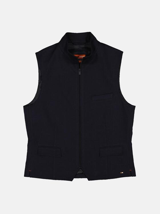 emilio adani Herren Sakkoweste in Saphirblau emilio adani Herren Sakkoweste in Saphirblau