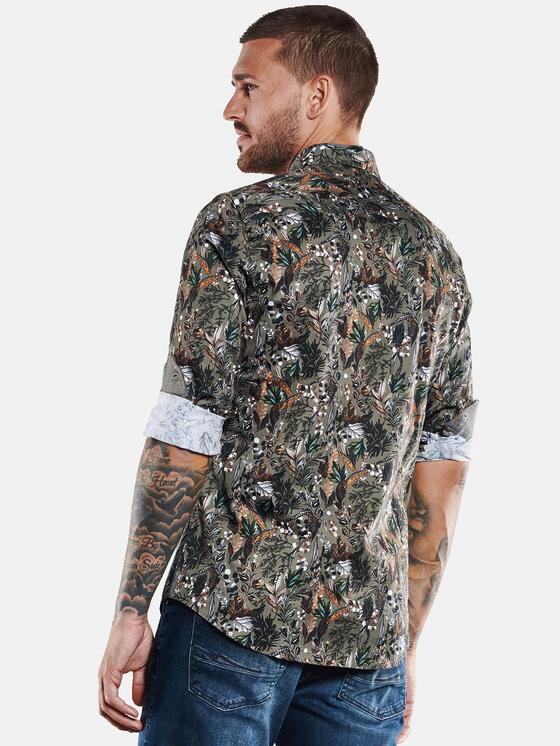 emilio adani Herren Hemd langarm in Khaki emilio adani Herren Hemd langarm in Khaki