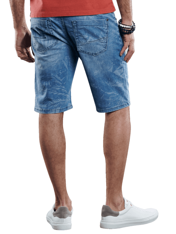 emilio adani Modische Denim Shorts mit coolem Laserprint emilio adani Modische Denim Shorts mit coolem Laserprint