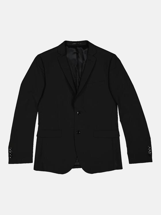 emilio adani Herren Anzug-Sakko slim fit in Schwarz emilio adani Herren Anzug-Sakko slim fit in Schwarz