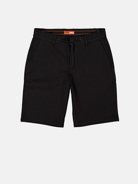 emilio adani Herren Bermuda in Schwarz emilio adani Herren Bermuda in Schwarz