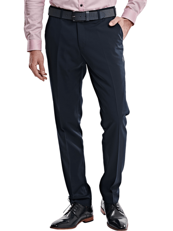 emilio adani Herren Anzughose slim fit in Saphirblau emilio adani Herren Anzughose slim fit in Saphirblau
