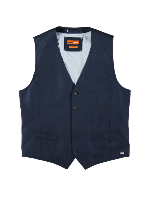 emilio adani Herren Sakkoweste in Indigoblau emilio adani Herren Sakkoweste in Indigoblau