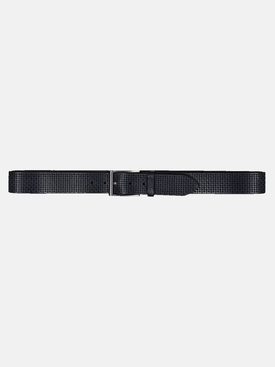 emilio adani Herren Ledergürtel in Marineblau emilio adani Herren Ledergürtel in Marineblau