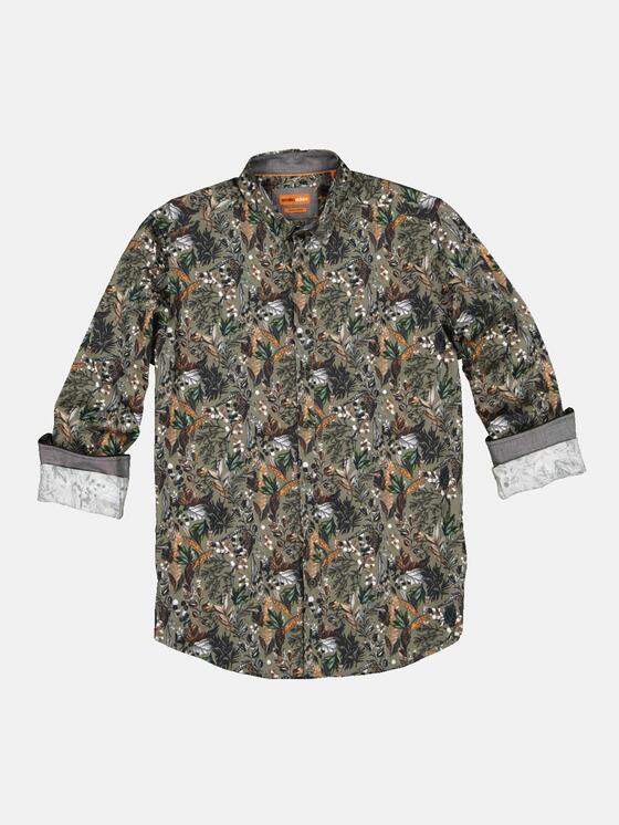 emilio adani Herren Hemd langarm in Khaki emilio adani Herren Hemd langarm in Khaki