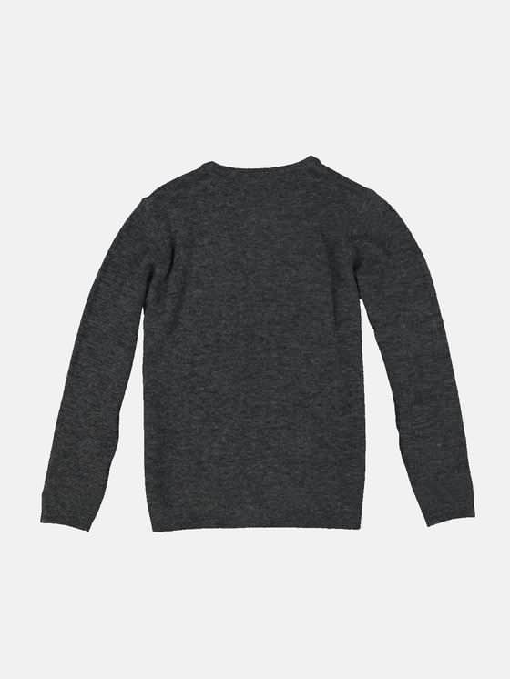 emilio adani Herren Rundhals Pullover in Anthrazit emilio adani Herren Rundhals Pullover in Anthrazit