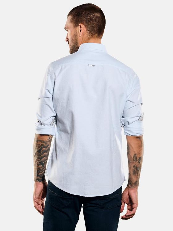 emilio adani Herren Hemd gemustert in Hellblau emilio adani Herren Hemd gemustert in Hellblau