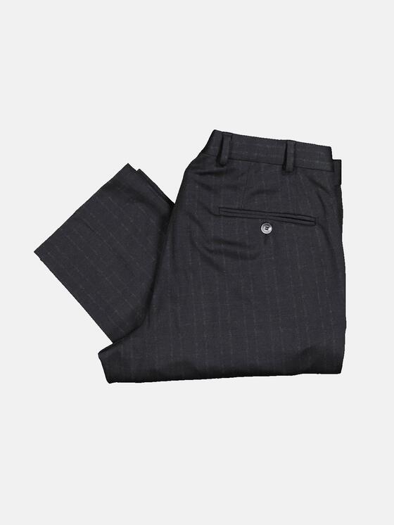 emilio adani Herren Anzug-Hose dezent kariert in Schwarz emilio adani Herren Anzug-Hose dezent kariert in Schwarz