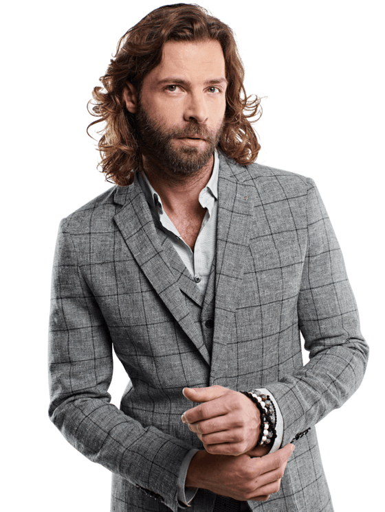 emilio adani Herren Freizeit-Sakko slim fit in Mausgrau emilio adani Herren Freizeit-Sakko slim fit in Mausgrau