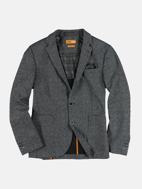 emilio adani Herren Sakko mit Minimalprint in Kieselgrau emilio adani Herren Sakko mit Minimalprint in Kieselgrau