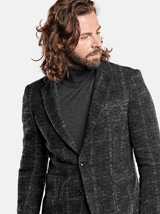 emilio adani Herren Freizeit-Sakko slim fit in Schwarz emilio adani Herren Freizeit-Sakko slim fit in Schwarz
