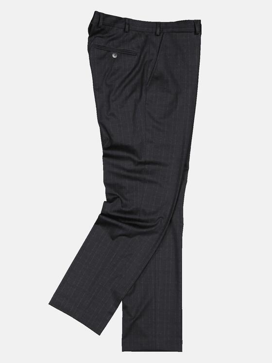 emilio adani Herren Anzug-Hose dezent kariert in Schwarz emilio adani Herren Anzug-Hose dezent kariert in Schwarz
