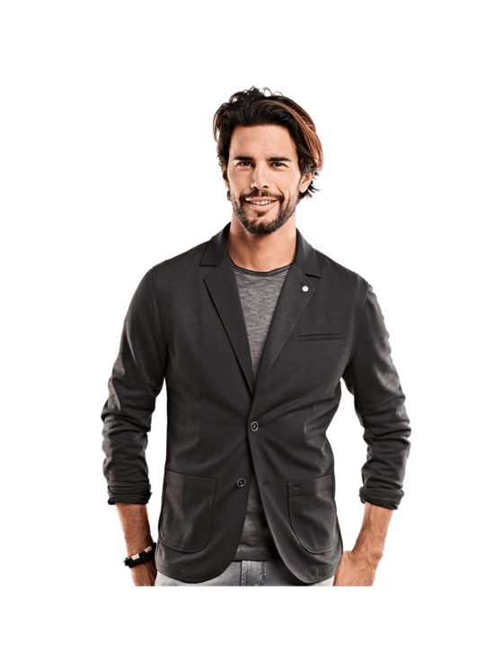 emilio adani Herren Slim-Fit Sakko in Anthrazit emilio adani Herren Slim-Fit Sakko in Anthrazit