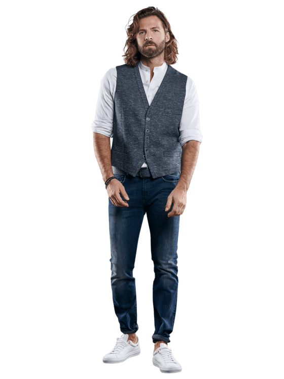 emilio adani schmale Sakkoweste aus hochelastischer Ware emilio adani schmale Sakkoweste aus hochelastischer Ware