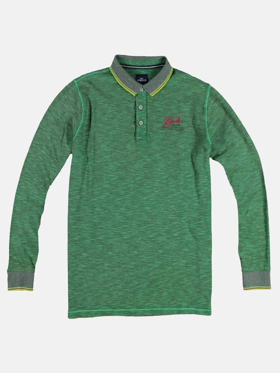 engbers Poloshirt in Flammgarnoptik engbers Poloshirt in Flammgarnoptik