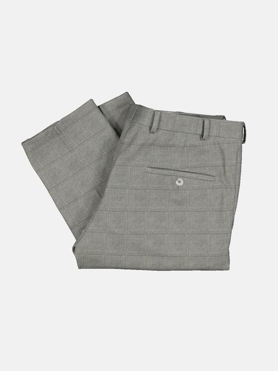 emilio adani Herren Anzug-Hose kariert in Dunkelgrau emilio adani Herren Anzug-Hose kariert in Dunkelgrau