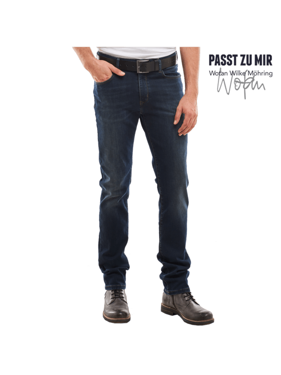 engbers Jeans mit rustikalen Wascheffekten engbers Jeans mit rustikalen Wascheffekten