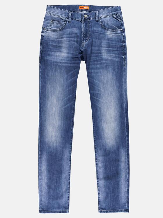 emilio adani Stretch Denim mit Washed-Out Effekt emilio adani Stretch Denim mit Washed-Out Effekt