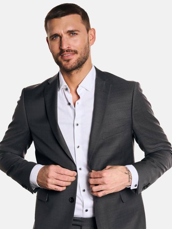 emilio adani Herren Anzugsakko slim fit in Anthrazit emilio adani Herren Anzugsakko slim fit in Anthrazit