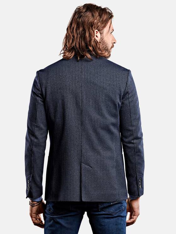 emilio adani Herren elastisches Sakko mit lässiger Kantenverarbeitung in Marineblau emilio adani Herren elastisches Sakko mit lässiger Kantenverarbeitung in Marineblau