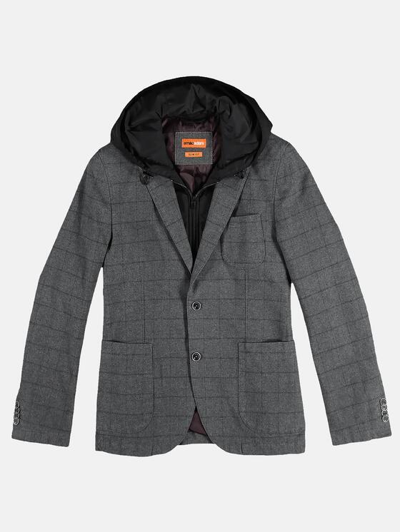 emilio adani Herren Freizeit-Sakko slim fit in Anthrazit emilio adani Herren Freizeit-Sakko slim fit in Anthrazit